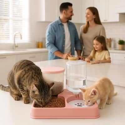 Distributeur-de-croquettes-pour-chat_rose-cuisine