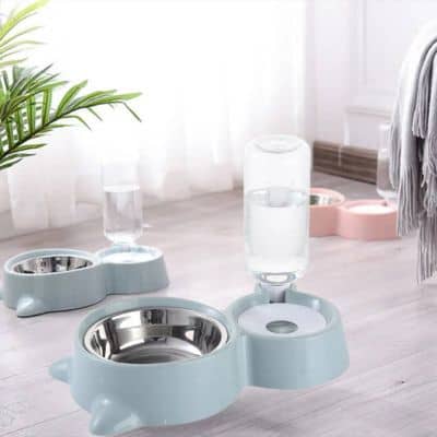 gamelle chat bleu