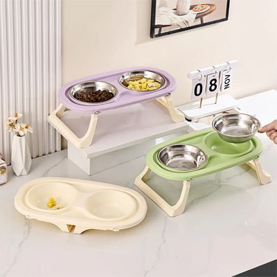 gamelle chat surelevee variantes