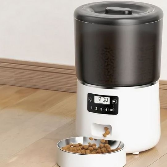 meilleur-distributeur-automatique-croquettes-pour-chat-blanc