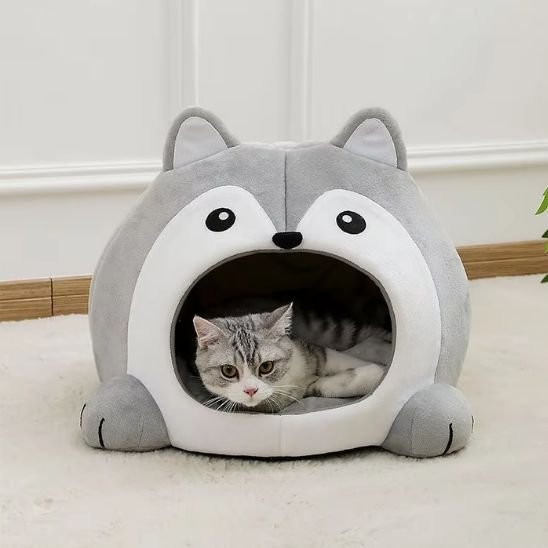 niche pour chat moelleux