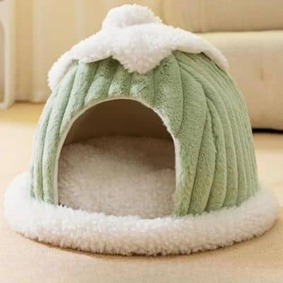 niche-pour-chat-vert