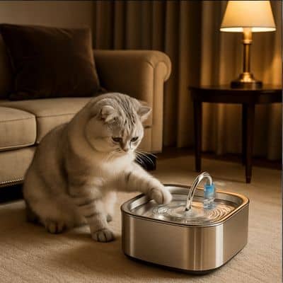 FONTAINE A EAU POUR CHAT | LUXYOASIS™