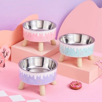 gamelle chat surelevee en inox