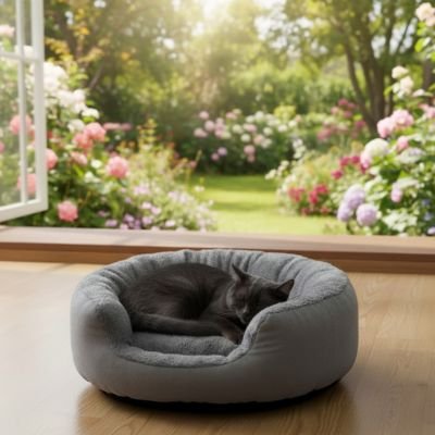 chat-noir-dans-son-panier-pour-chat-doux
