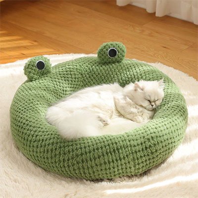 coussin-pour-chat-vert