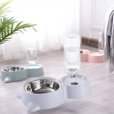 gamelle chat grise distributeur