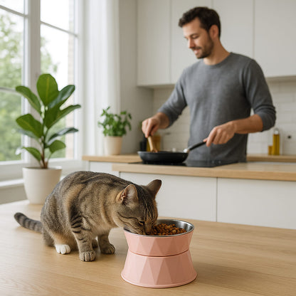 GAMELLE CHAT SURELEVEE| Dombol™