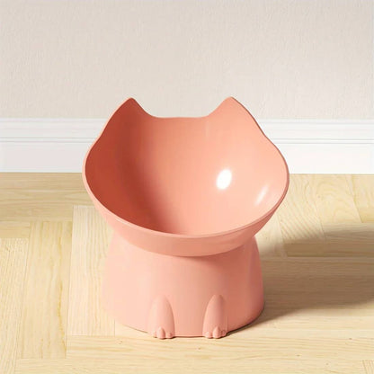 gamelle-chat-surelevee-rose-bebe