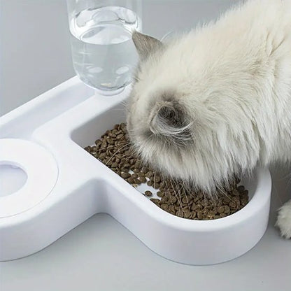 gamelle pour chat blanche