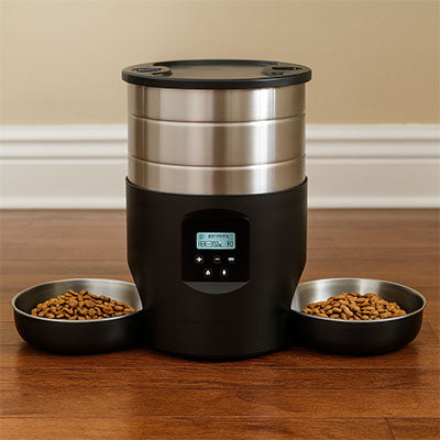 meilleur-distributeur-automatique-de-croquettes-pour-chat-gamelle-inox