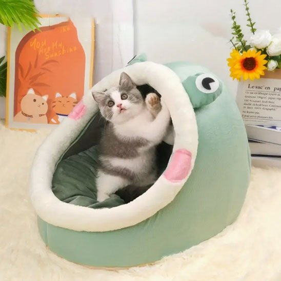 Panier-chat-semi-ouvert