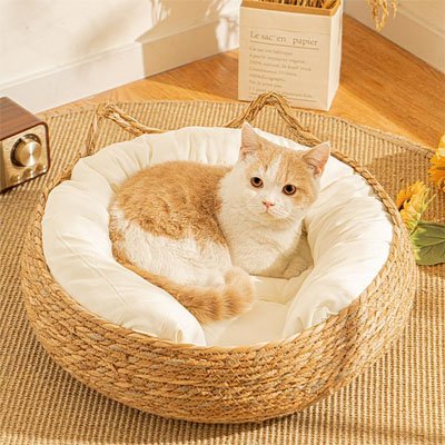 Panier-osier-Chat-design-elegant