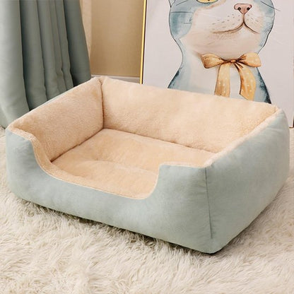 Panier-pour-chat-rectangulaire-bicolore